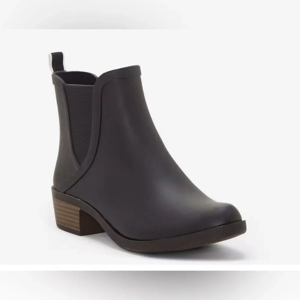 Lucky Brand Basel H2O Rain Boot Chelsea Boot NEW NIB Black Size 10